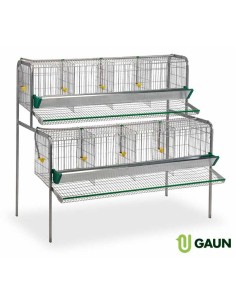 BATERÍA PONEDORAS 8 DEPARTAMENTOS GAUN