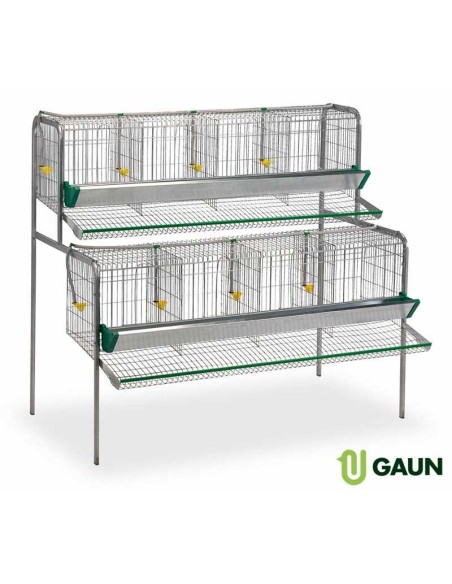 BATERÍA PONEDORAS 8 DEPARTAMENTOS GAUN