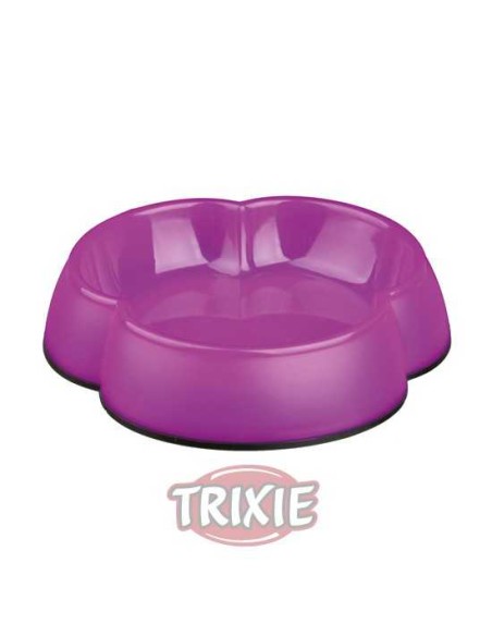 COMEDERO PLÁSTICO PESADO TRÉBOL TRIXIE - Ø14 CM / 250 ML
