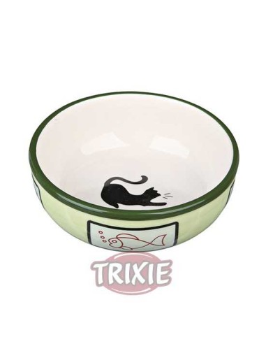 COMEDERO CERÁMICA PARA GATO TRIXIE - Ø12,5 CM /...