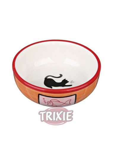 COMEDERO CERÁMICA PARA GATO TRIXIE - Ø12,5 CM /...