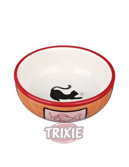 COMEDERO CERÁMICA PARA GATO TRIXIE - Ø12,5 CM / 350 ML