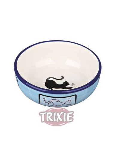 COMEDERO CERÁMICA PARA GATO TRIXIE - Ø12,5 CM /...