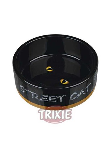 COMEDERO CERÁMICA STREET CAT TRIXIE - Ø12 CM /...