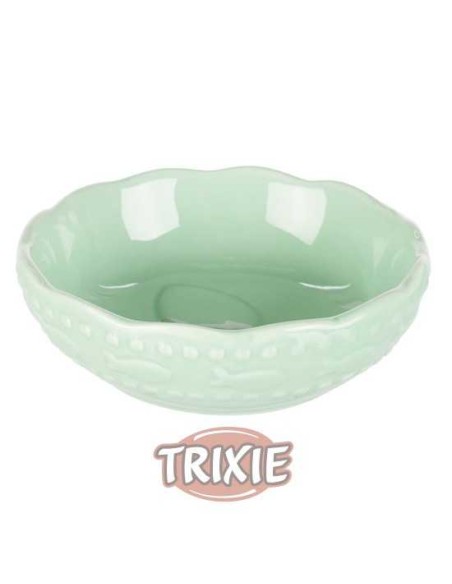 COMEDERO CERÁMICA GATOS TRIXIE - 0,25 L / Ø13 CM
