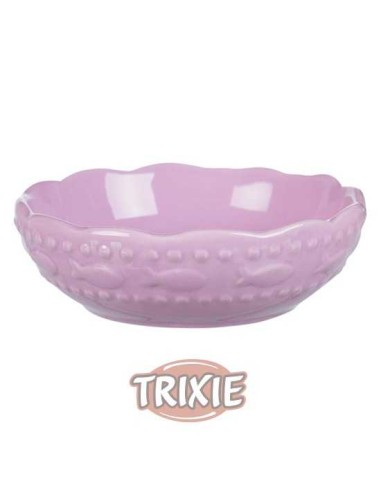 COMEDERO CERÁMICA GATOS TRIXIE - 0,25 L / Ø13 CM