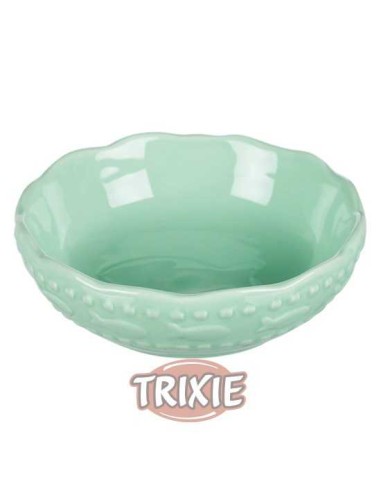COMEDERO CERÁMICA GATOS TRIXIE - 0,25 L / Ø13 CM
