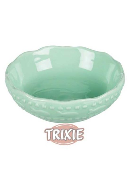 COMEDERO CERÁMICA GATOS TRIXIE - 0,25 L / Ø13 CM