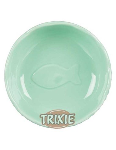 COMEDERO CERÁMICA GATOS TRIXIE - 0,25 L / Ø13 CM