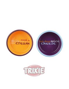 SET COMEDEROS CERÁMICA IMPRESOS CATS TRIXIE - AZUL /... 2