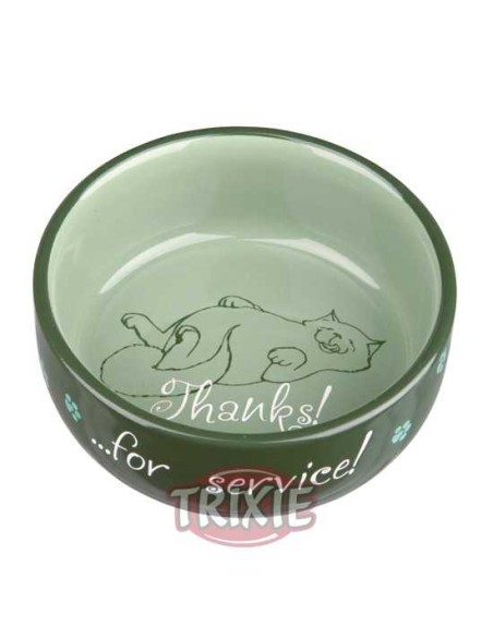COMEDERO CERÁMICO THANKS! TRIXIE - Ø11 CM / 300 ML