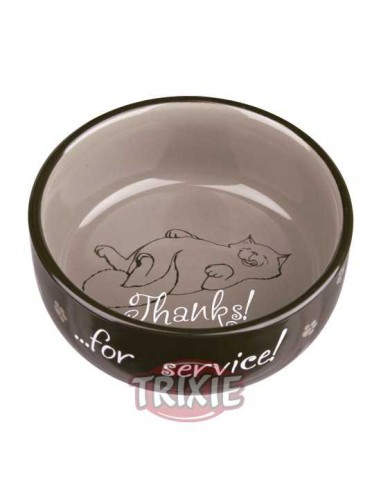 COMEDERO CERÁMICO THANKS! TRIXIE - Ø11 CM / 300 ML