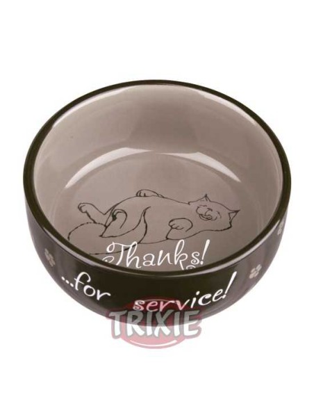 COMEDERO CERÁMICO THANKS! TRIXIE - Ø11 CM / 300 ML