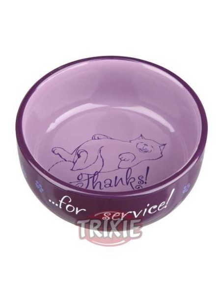 COMEDERO CERÁMICO THANKS! TRIXIE - Ø11 CM / 300 ML