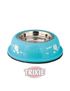 COMEDERO ACERO INOX RESISTENTE PURR! TRIXIE - Ø12 CM /... 2