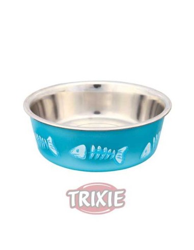 COMEDERO ACERO INOX RESISTENTE TRIXIE - Ø12 CM...