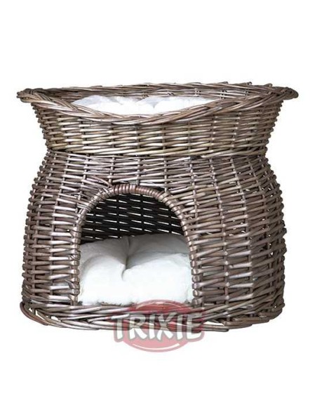 CUEVA MIMBRE CON CAMA SUPERIOR TRIXIE