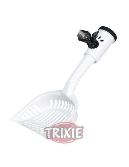 PALA PARA LECHO CON BOLSA PARA EXCREMENTOS TRIXIE - M