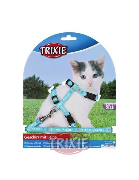 SET ARNÉS Y CORREA PARA GATITOS KITTY CATS TRIXIE - 21-33 CM / 1,20 M