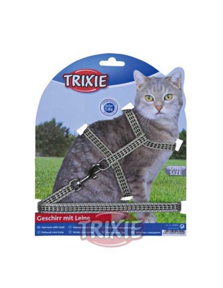 SET ARNES Y CORREA REFLECTANTE II TRIXIE - 22-42 CM / 1,20 M