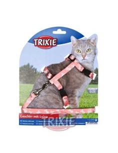 SET ARNES Y CORREA GATOS CALAVERAS TRIXIE - 27-46 CM /...