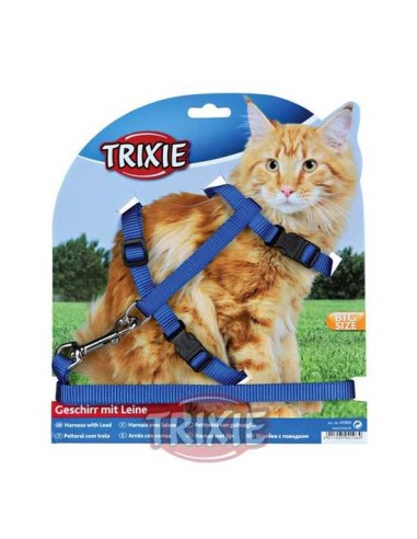 SET ARNES Y CORREA GATOS XL TRIXIE - 22-36 CM /...