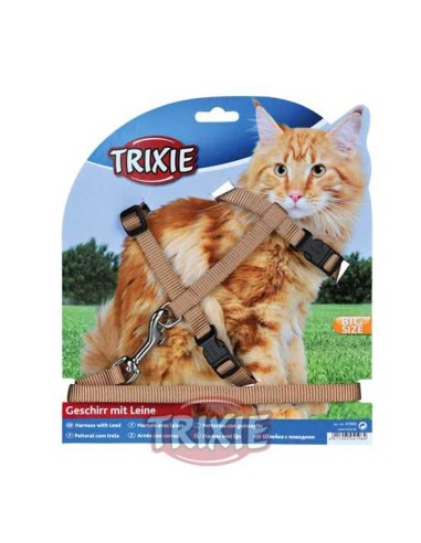 SET ARNES Y CORREA GATOS XL TRIXIE - 22-36 CM /...