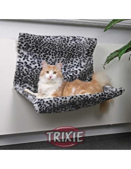 CAMA PARA RADIADOR LEOPARDO CLARO TRIXIE - 58 X 30 X 38 CM