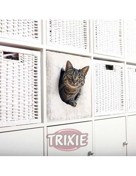 CUEVA SUAVE PARA ESTANTERÍAS TRIXIE - GRIS CLARO