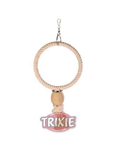 COLUMPIO ANILLA ALGODÓN Y BOLA MADERA TRIXIE