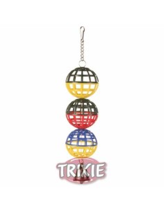 JUGUETE PELOTAS CON CADENA Y CAMPANA TRIXIE - 16 CM