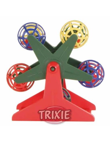 NORIA CON PELOTAS JAULA Y CASCABEL TRIXIE - 10 CM
