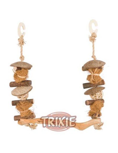 COLUMPIO DE MADERA NATURAL LIVING TRIXIE - 45 X 30 CM