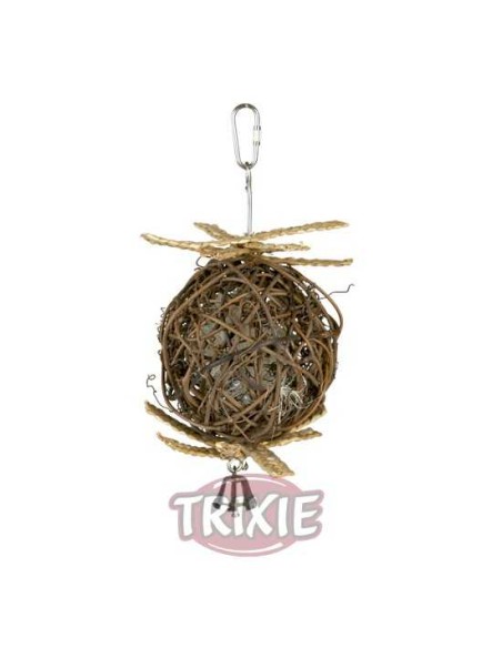 PELOTA MIMBRE CASCABEL TRIXIE