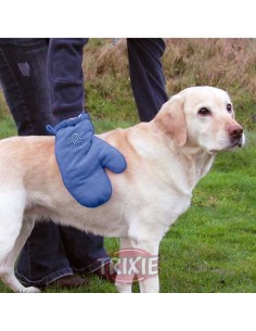 GUANTE / TOALLA MICROFIBRA TRIXIE - 28 X 18 CM