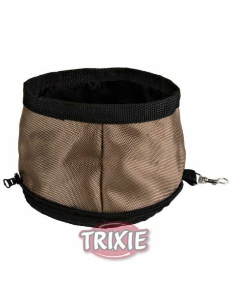 BEBEDERO VIAJE PLEGABLE REDONDO TRIXIE - 2,1 LITROS