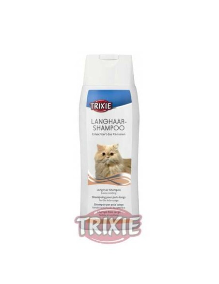 CHAMPÚ ESPECIAL GATOS PELO LARGO TRIXIE - 250 ML