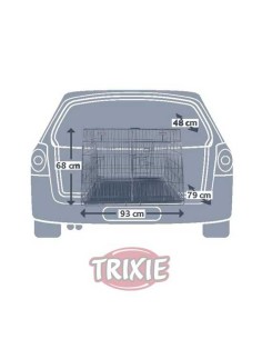 JAULA TRANSPORTE GALVANIZADA DOBLE TRIXIE - 93 X 68 X 79 CM 2