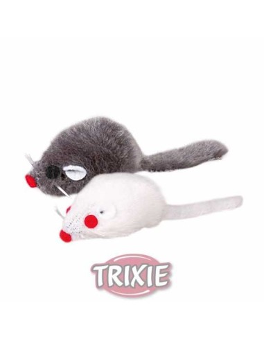 RATÓN PELUCHE (2 UNIDADES) TRIXIE - 5 CM