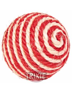 PELOTA DE CUERDA SISAL CON CATNIP TRIXIE - Ø6 CM