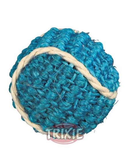 RATÓN Y PELOTA DE SISAL TRIXIE - 5 CM / Ø4 CM