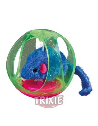 PELOTA SIEMPRE EN PIE RATÓN TRIXIE - Ø6 CM