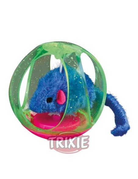 PELOTA SIEMPRE EN PIE RATÓN TRIXIE - Ø6 CM