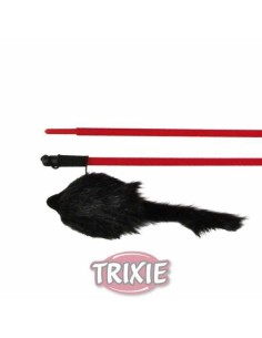 VARA DE JUEGO CON RATÓN PELUCHE LARGO TRIXIE