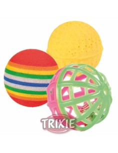 SET DE 3 PELOTAS SURTIDAS TRIXIE