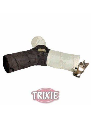 TÚNEL JUEGO GATOS TRIO TRIXIE - 3 X Ø22 X 50 CM