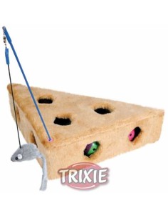 TROZO QUESO CON AGUJEROS Y 3 JUGUETES TRIXIE - 36 X 8 X...