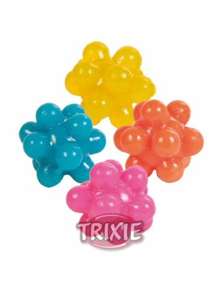 PELOTA CAUCHO MULTIFORMAS (4 UNIDADES) TRIXIE - Ø3,5 CM