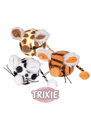 PELOTA CON FORMA RATÓN CON CATNIP TRIXIE - Ø4,5 CM