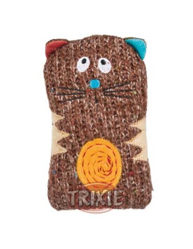 COJÍN GATO TEJIDO TRIXIE - 15 CM